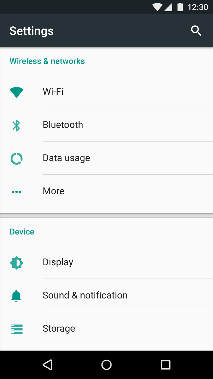 Android Pattern Settings | settings patterns material design guidelines Android Pattern Settings | settings patterns material design guidelines